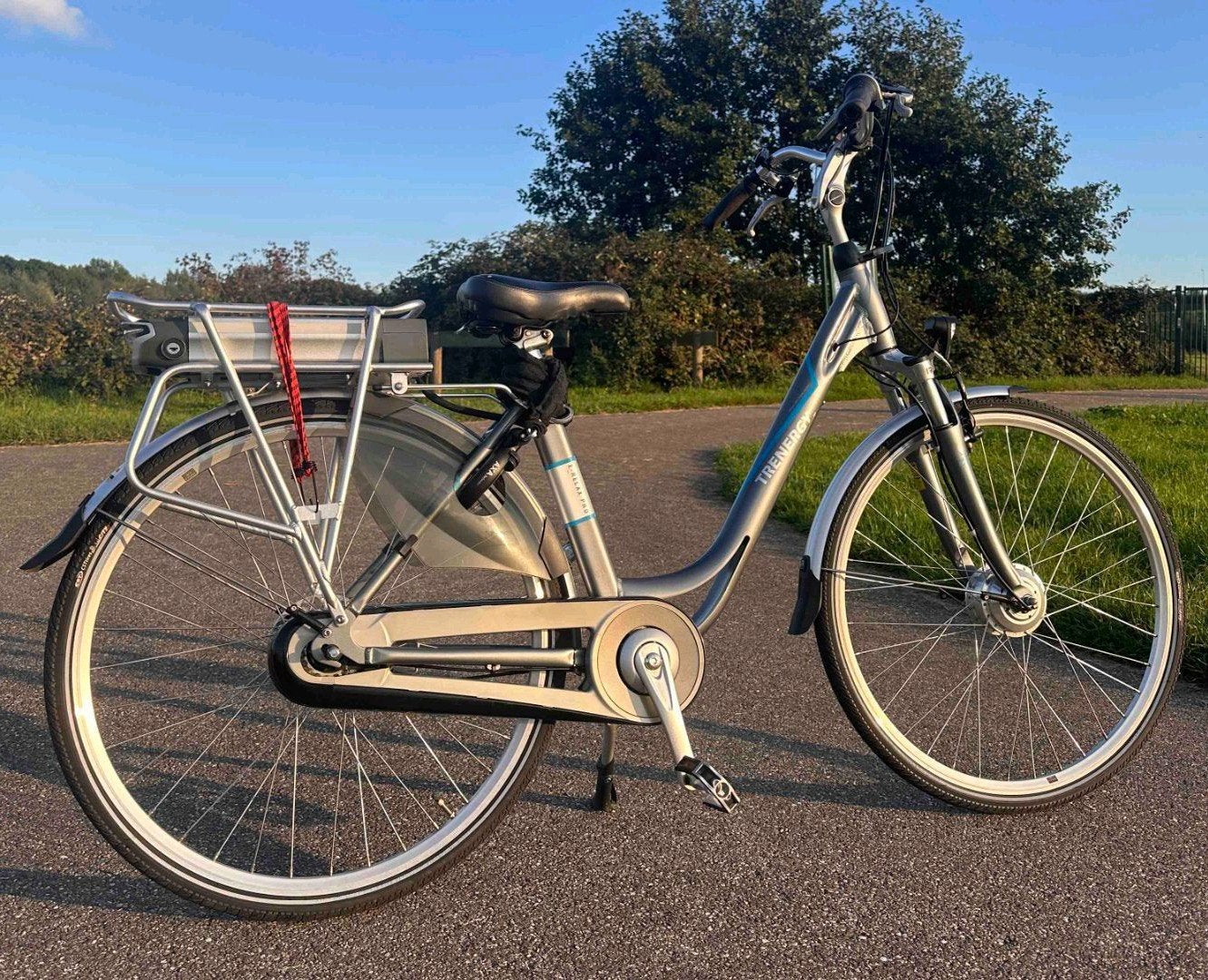 Mooi, elektrische fiets Trenergy Relax Pro, Zo goed als nieuw, 50 km per accu of meer, 55 tot 59 cm, Ophalen