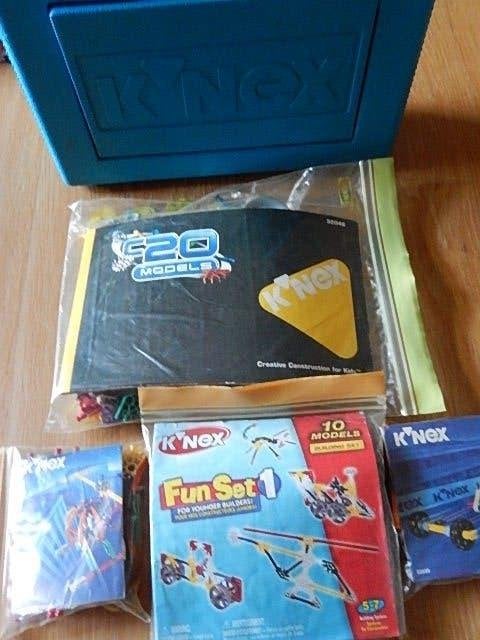 knex koffer met 4 complete sets, Ophalen of Verzenden, Zo goed als nieuw, K'nex