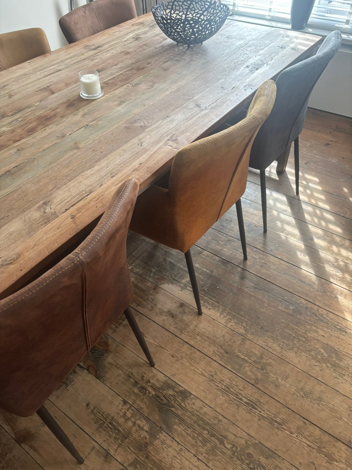 Te koop 6 luxe eetkamertafel stoelen!, Ophalen, Overige materialen, Minder dan 50 cm, Gebruikt
