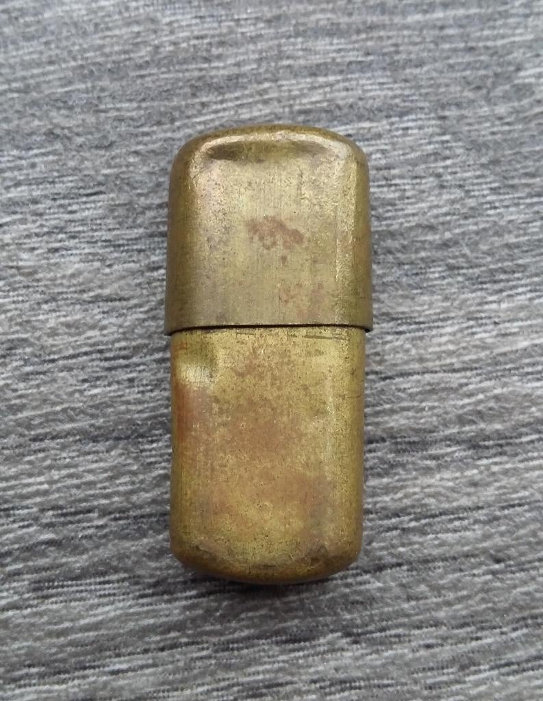 Om 1925 Bescherm Zakheilige Beurs Beeldje Kokertje Soldaat, Nvt., Ophalen of Verzenden, Kunstobject, Nederland