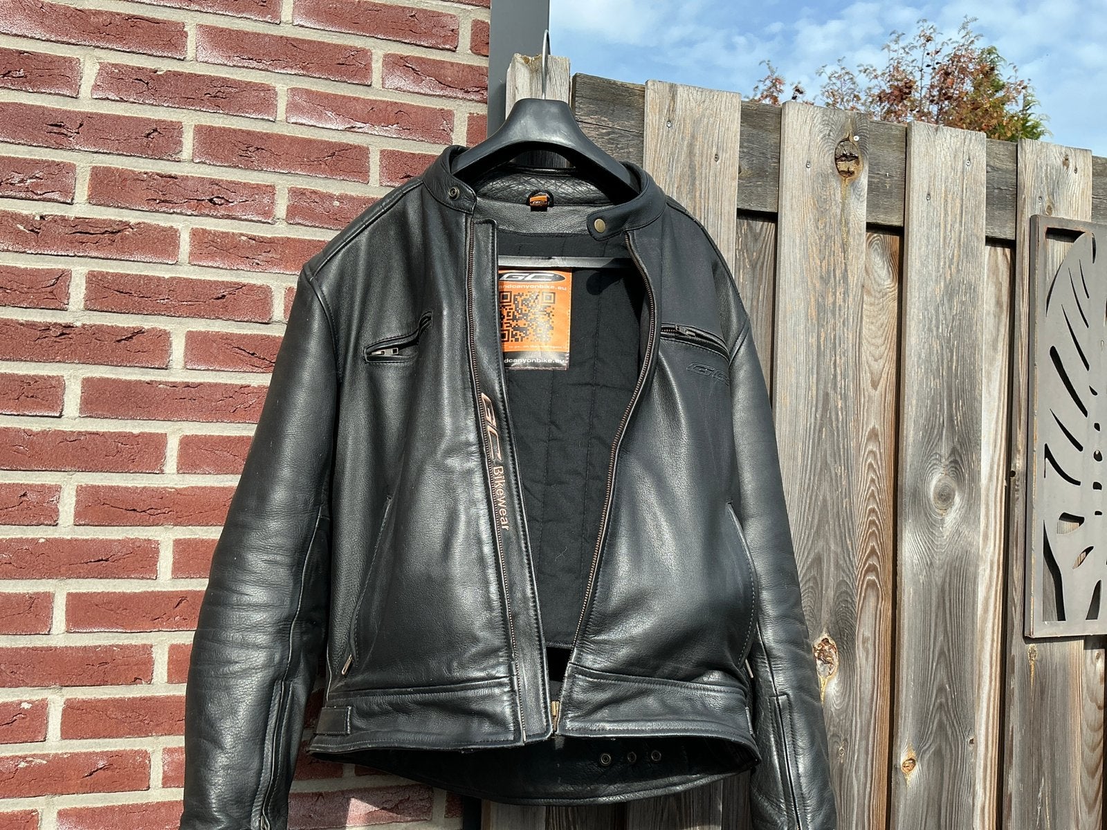 Leren motorjack Grandcanyonbike maat 52, Motoren, Ophalen of Verzenden, Tweedehands, Heren, Jas | leer