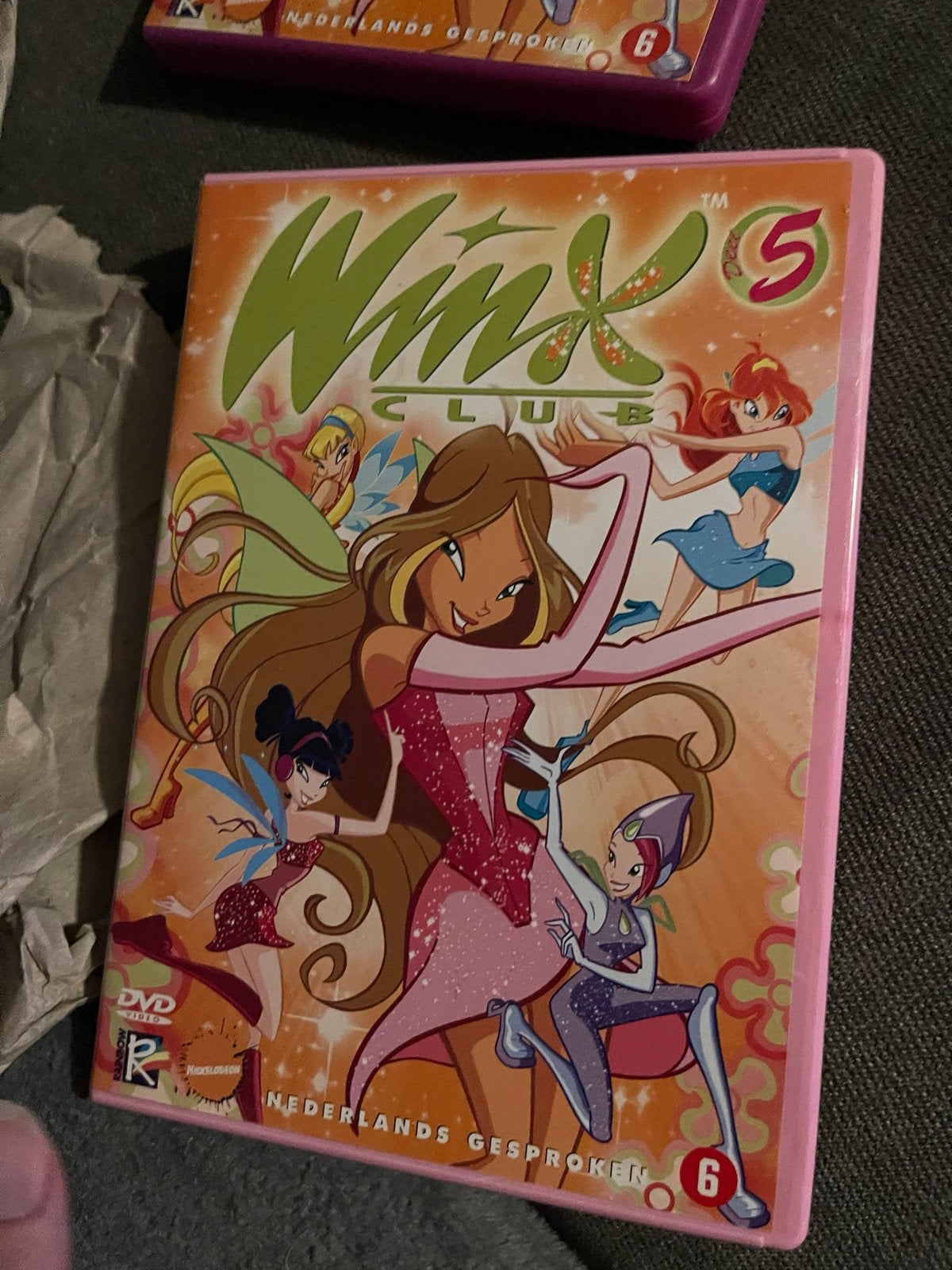 Winx Club DVD Deel 5 - Nederlands Gesproken, Europees, Gebruikt, Serie, Vanaf 6 jaar