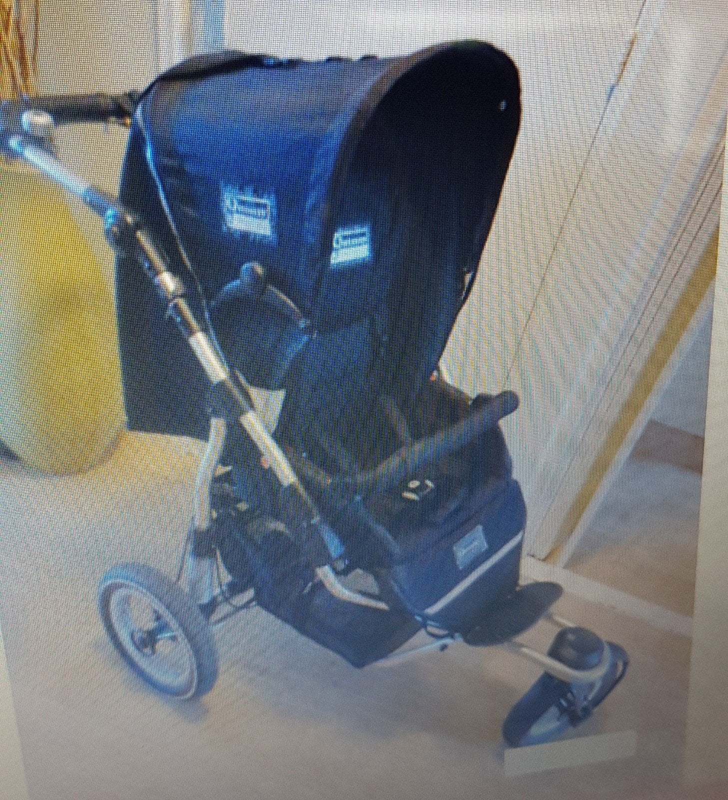 Quinny freestyle kinderwagen zwart 3 delig, Ophalen, Gebruikt, Quinny, Verstelbare rugleuning