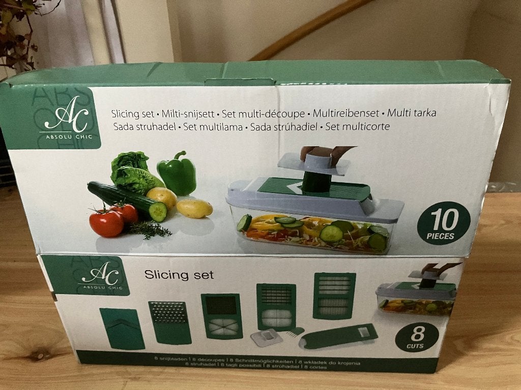 10 delig multifunctionele snijset, Huis en Inrichting, Ophalen of Verzenden, Nieuw