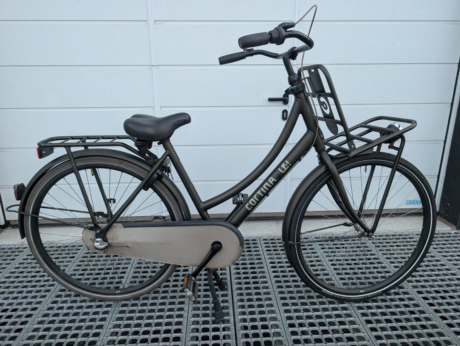 nieuw model Cortina u4 3 versnellingen mat leger groen, Terugtraprem, 47 tot 50 cm, Versnellingen, Zo goed als nieuw