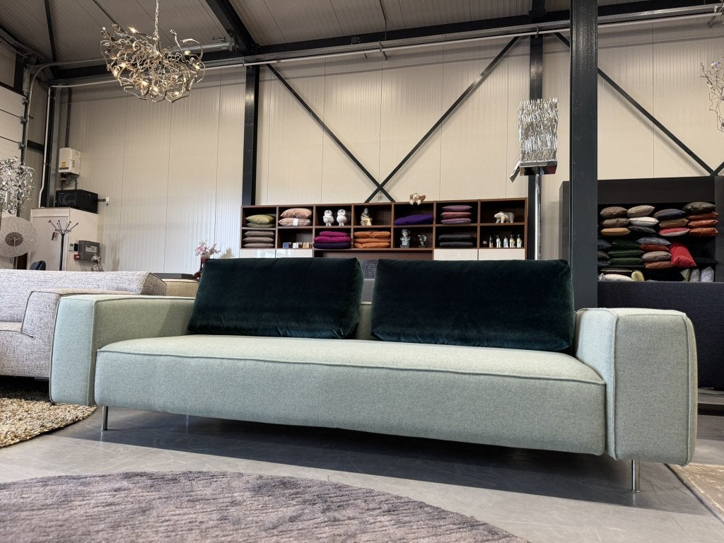 Nieuw Gelderland 7780 bank Kvadrat Tonus wol stof groen 252, 250 tot 300 cm, 100 tot 125 cm, Industrieweg 15, Ophalen of Verzenden