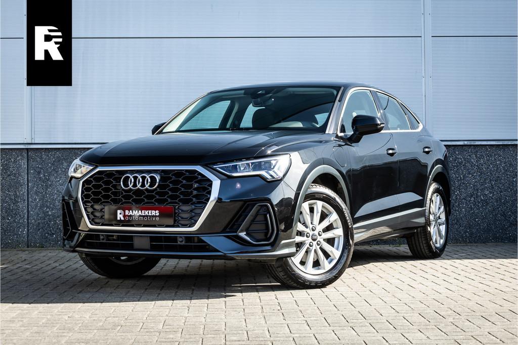 Audi Q3 Sportback 45 TFSI e Advanced Edition Leder / Adaptie, Auto's, Audi, Gebruikt, Euro 6, Met garantie (alle), Zwart
