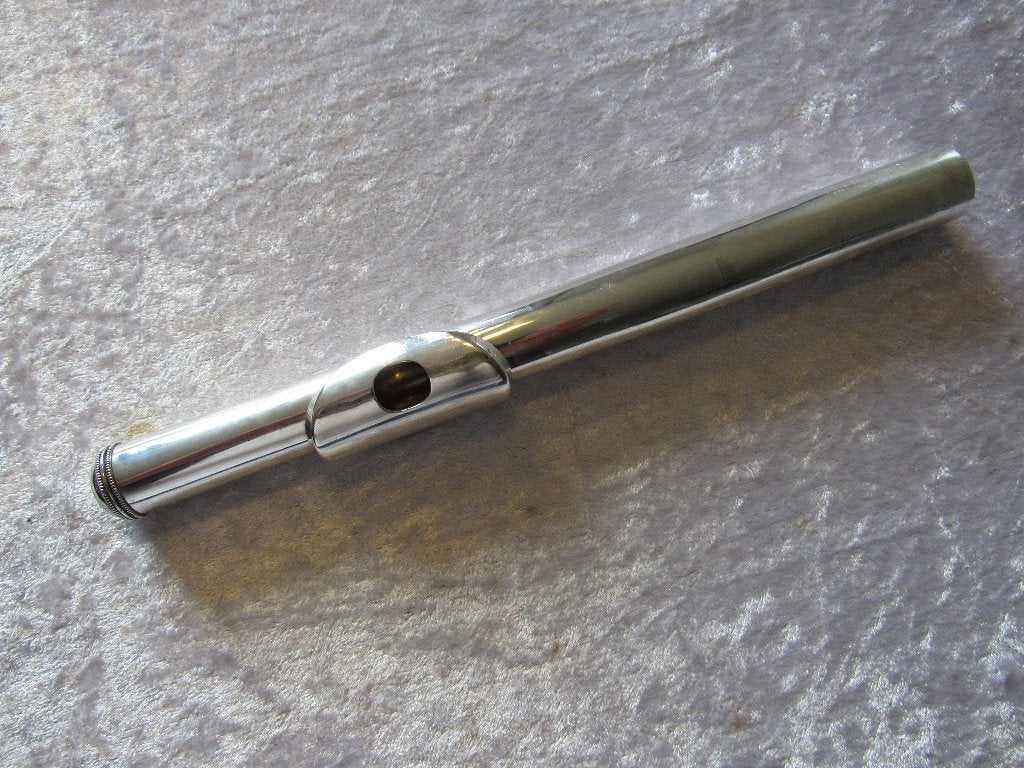 Sankyo Silver Sonic dwarsfluit, Gebruikt, -, Dwarsfluit, -
