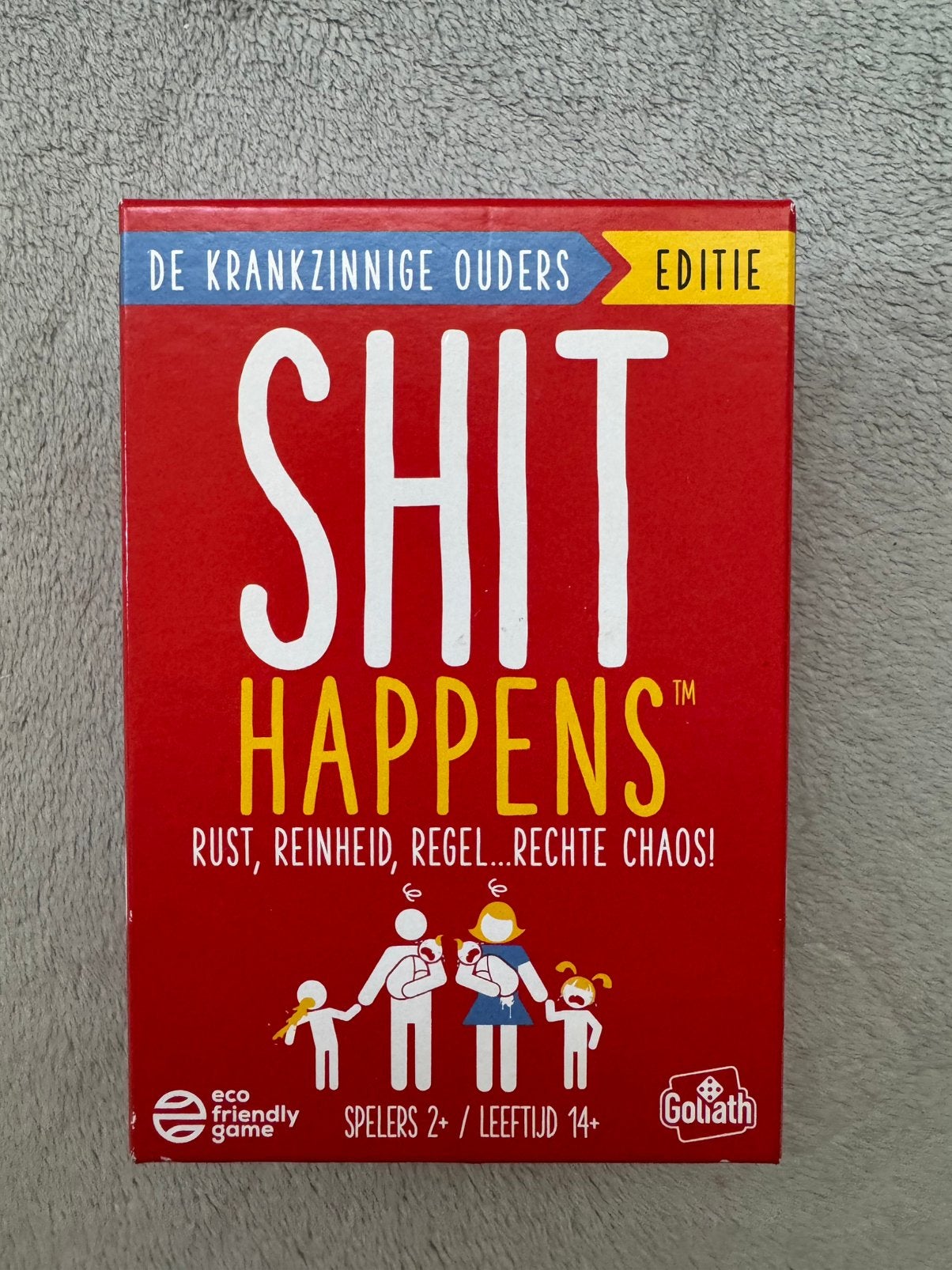 Shit happens ~ de krankzinnige ouders editie, Ophalen of Verzenden, Zo goed als nieuw