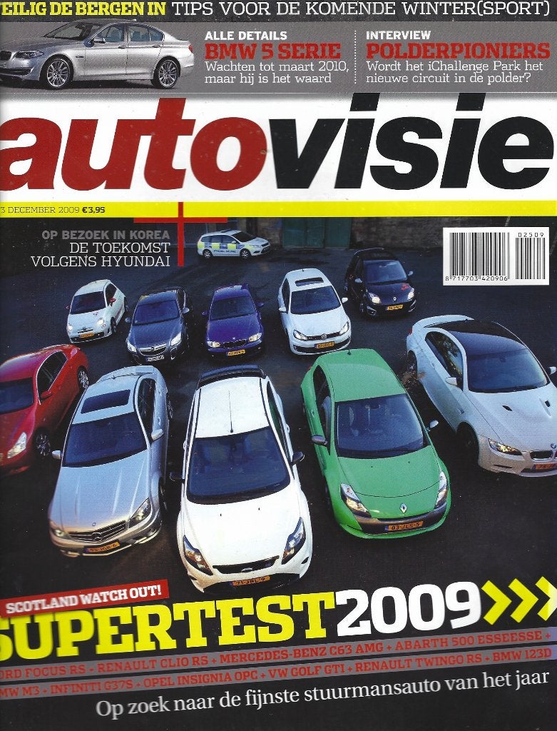Autovisie Supertest 2009, Ophalen of Verzenden, Gelezen, Algemeen