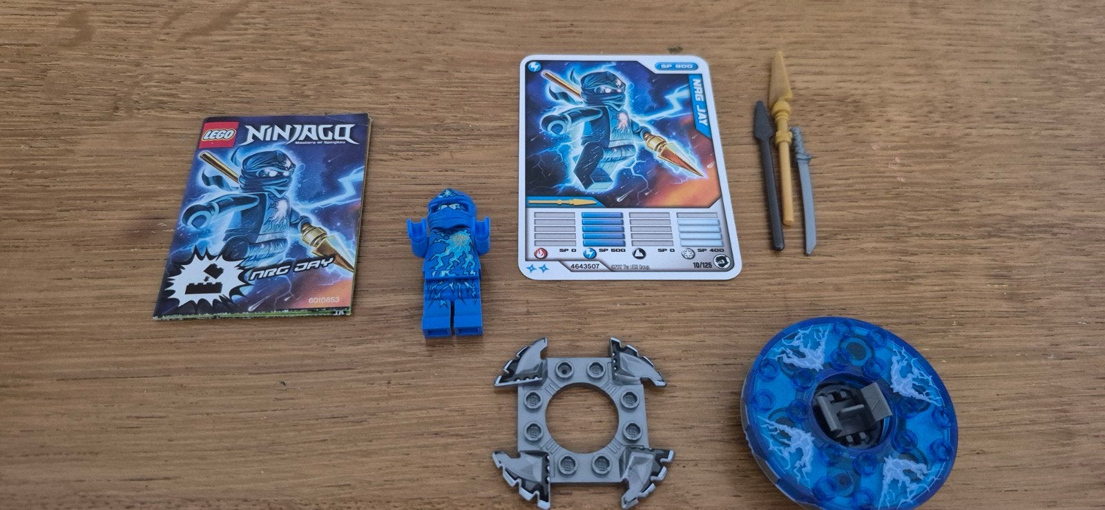 LEGO Ninjago NRG Jay met Karakterkaart en Accessoires, Ophalen of Verzenden
