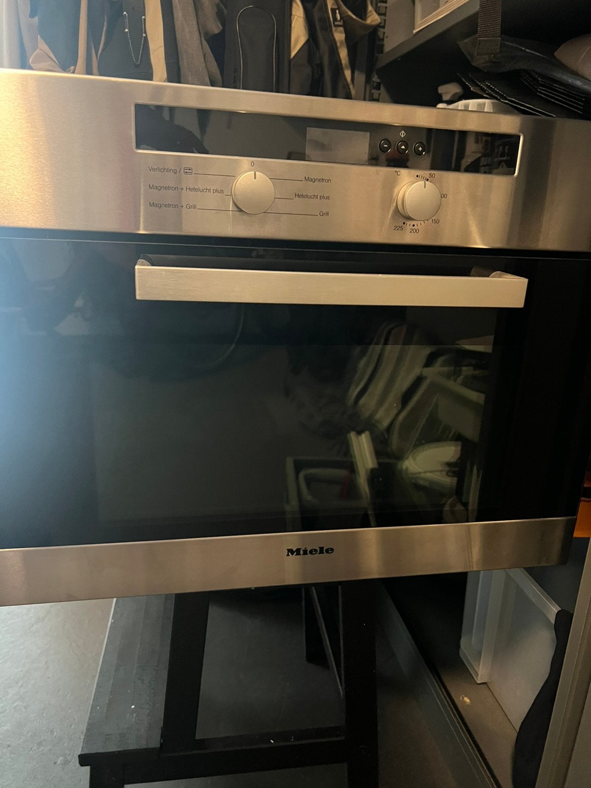 Inbouw magnetron hete lucht oven miele, Ophalen, Hete lucht, 60 cm of meer, Zo goed als nieuw