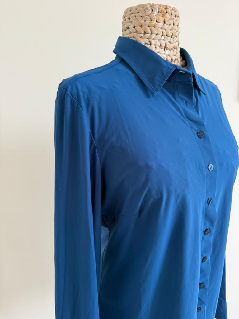 Studio Anneloes blouse L/40, Kleding | Dames, Blouses en Tunieken, Ophalen of Verzenden, Zo goed als nieuw, Maat 42/44 (L), Blauw