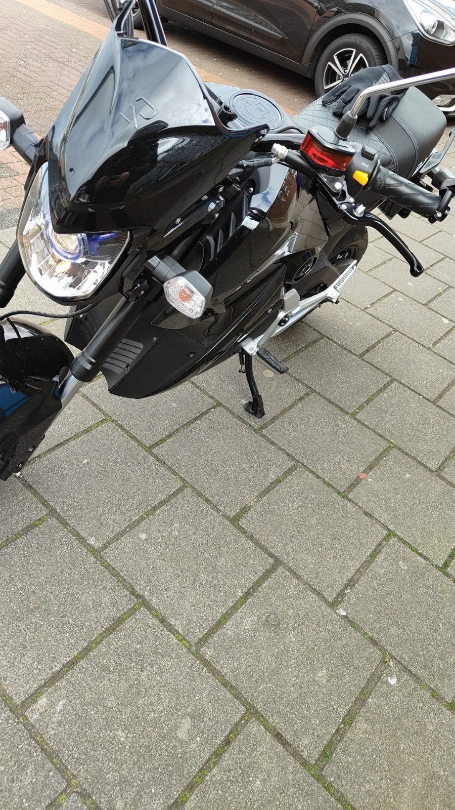 retteli Drago 2026 zwart/glans naked bike look, Ophalen, Maximaal 45 km/u, Elektrisch, Zo goed als nieuw