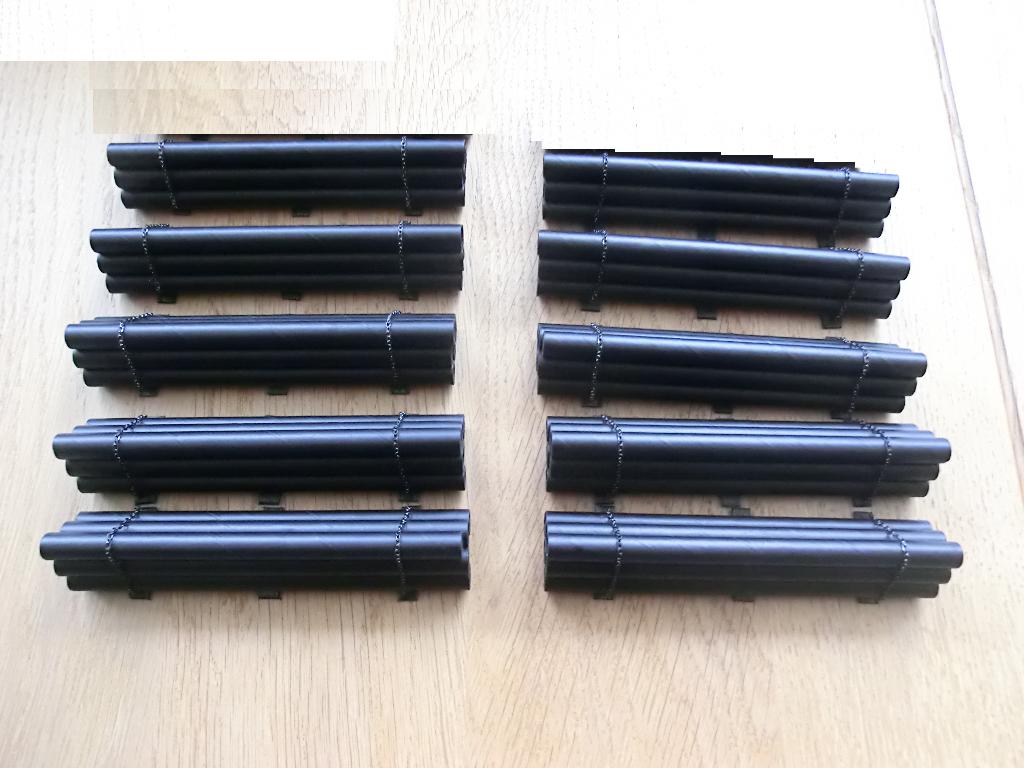 Zwarte buis lading voor wagons bv Märklin 4473, 4514 en 4694, Overige merken, Gelijkstroom of Wisselstroom, Ophalen of Verzenden