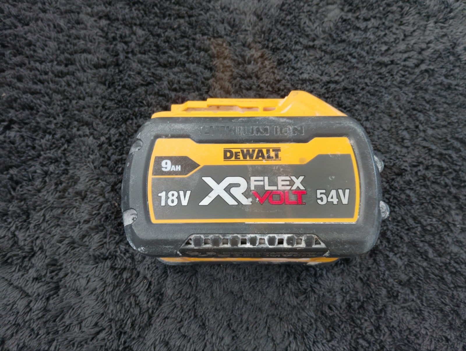 DeWalt XR Flexvolt 9Ah 18V/54V Accu, Ophalen, Gebruikt, Overige merken, Overige typen