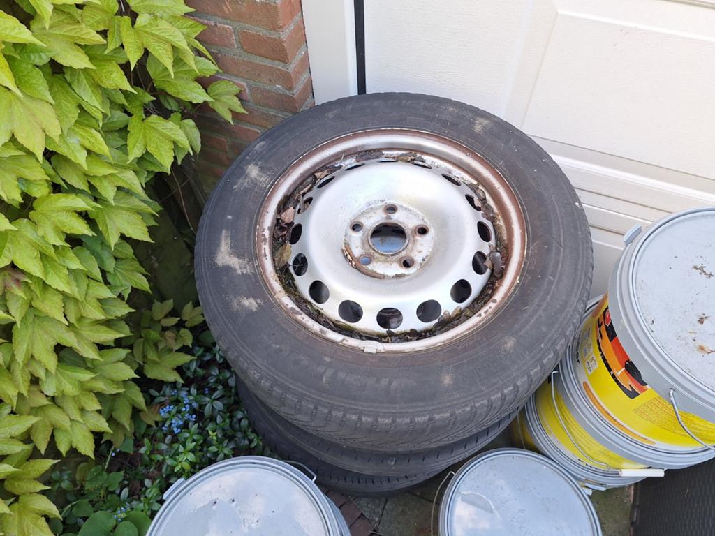 Wielen vw caddy, Auto diversen, Ophalen, Gebruikt