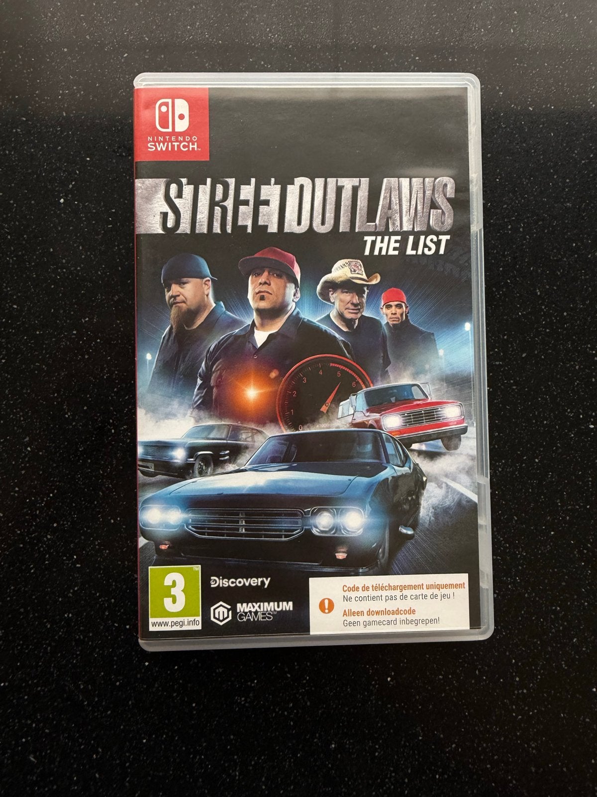 Street Outlaws: The List - Nintendo Switch (Downloadcode), 1 speler, Racen en Vliegen, Ophalen of Verzenden, Zo goed als nieuw