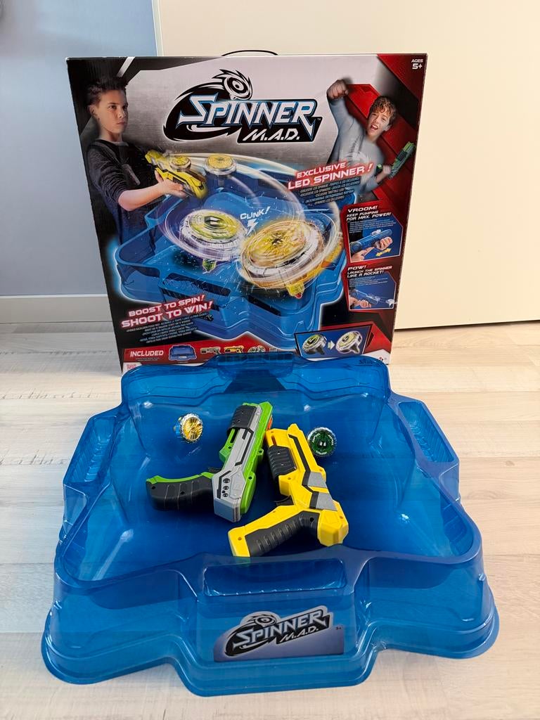 Silverlit Spinner MAD Deluxe Battle Set - Compleet!, Ophalen, Zo goed als nieuw, Jongen of Meisje
