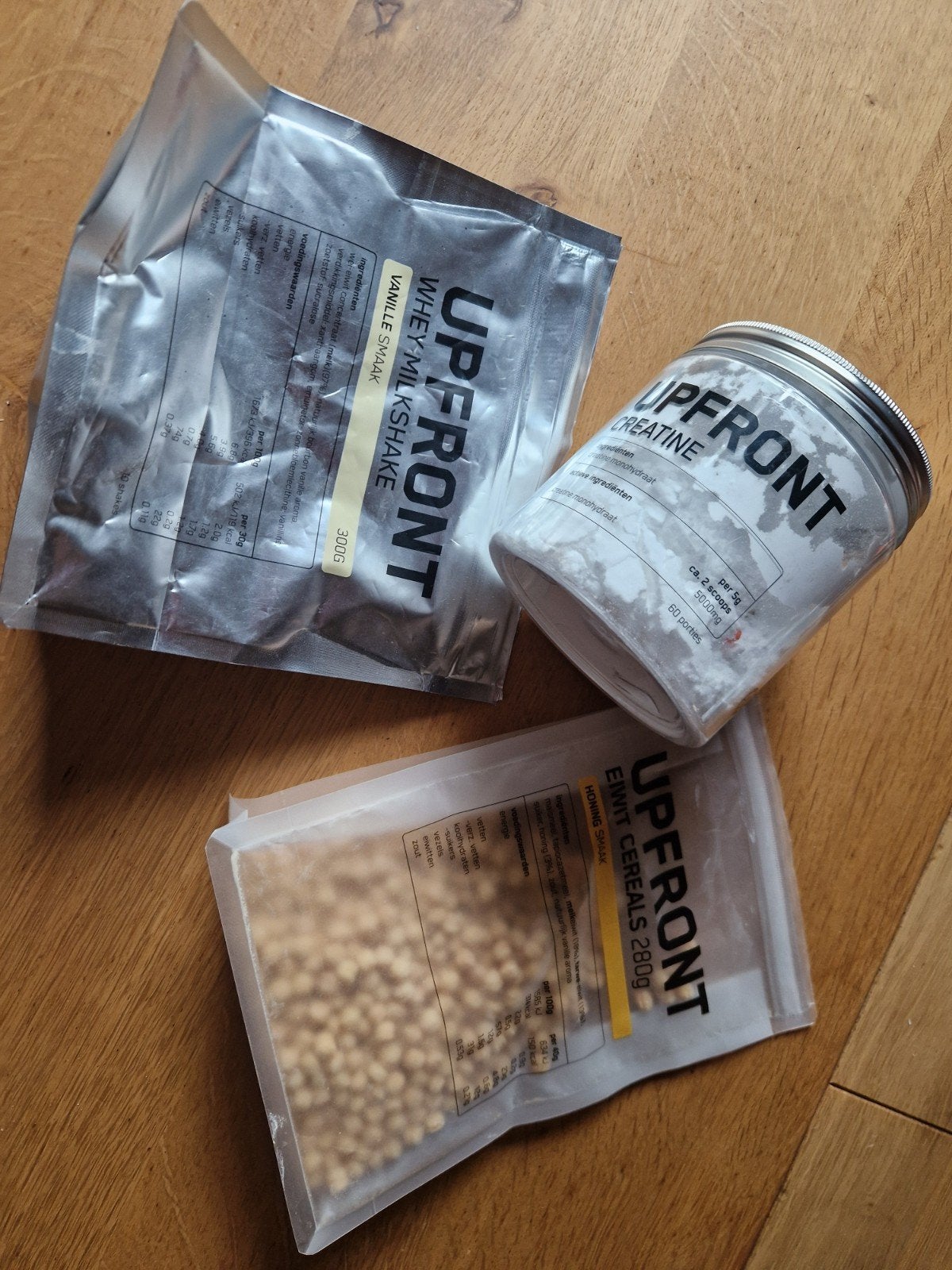 UPFRONT Supplementen: Eiwit Cereals, Milkshake, Creatine, Sport en Fitness, Ophalen of Verzenden, Gebruikt, Poeder of Drank