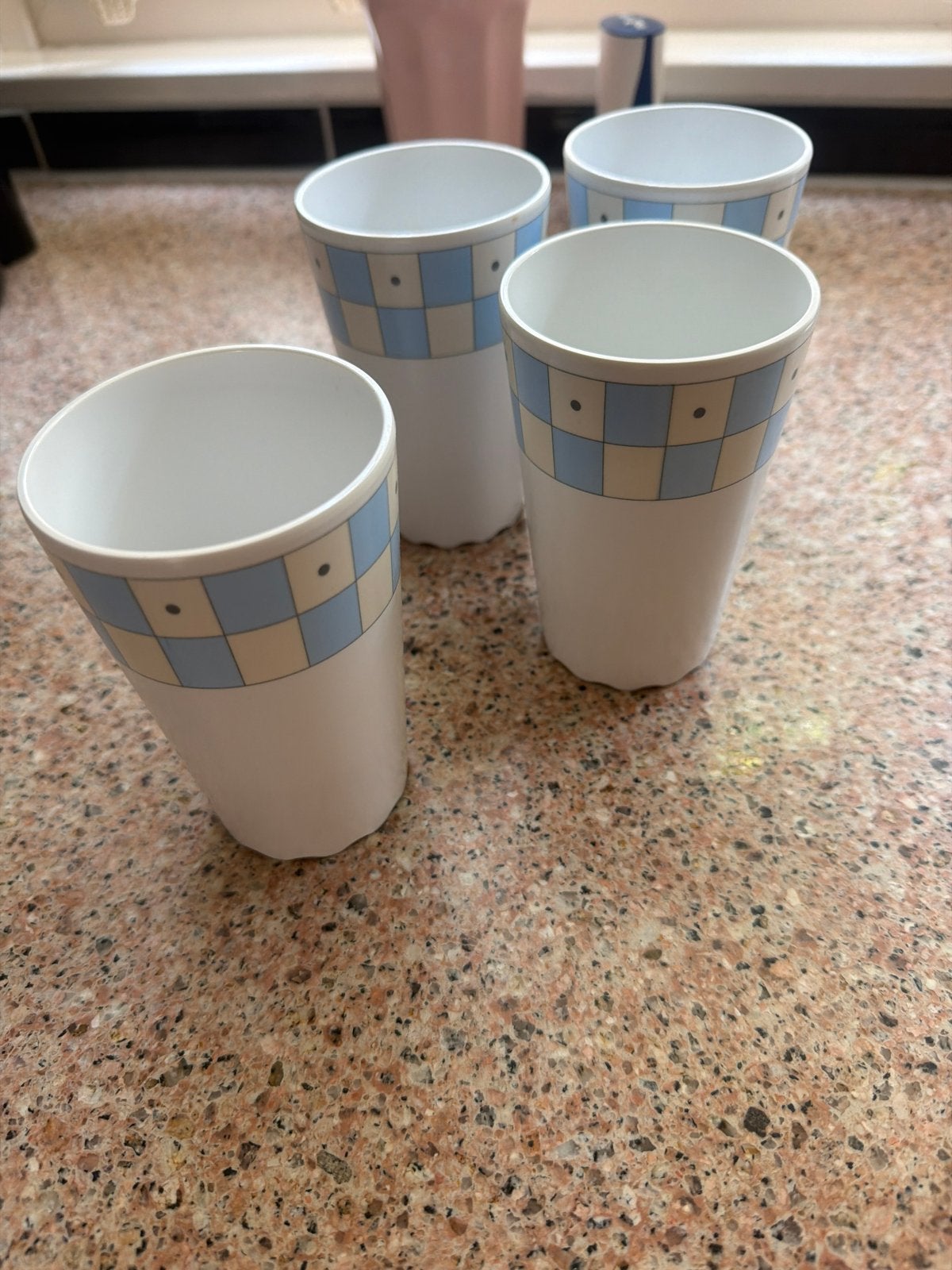 Mepal Rosti bekers - 4 stuks, Ophalen of Verzenden, Gebruikt, Kunststof, Meerkleurig