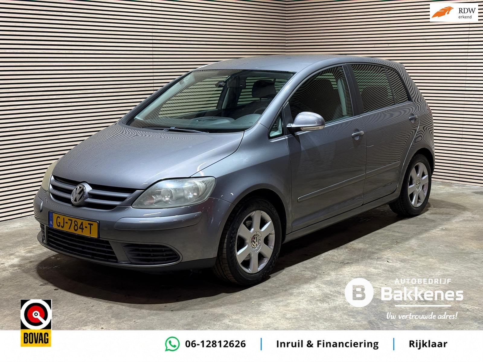 Volkswagen Golf Plus 1.6 FSI Optive 3 | APK 07-2027 | Airco, Auto's, Gebruikt, 4 cilinders, 116 pk, 14 km/l