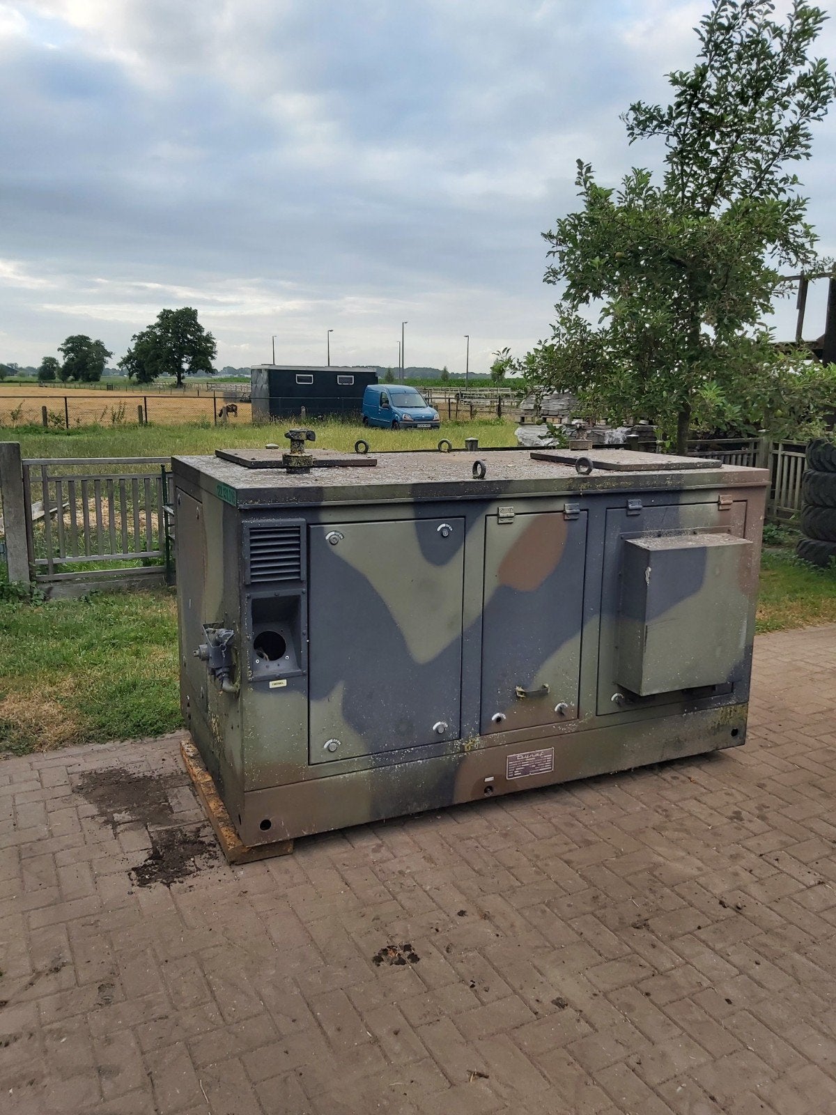 Dynaf aggregaat 2x 7.5 kva hatz diesel, Ophalen, Gebruikt, Dieselolie, Geluidgedempt