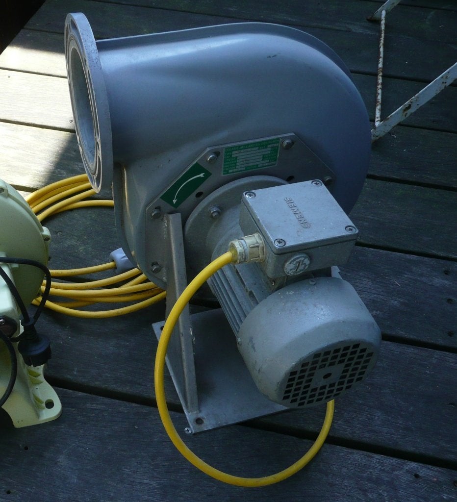 slakkenhuis ventilator, Doe-het-zelf en Verbouw, Ophalen, Gebruikt, Ventilator