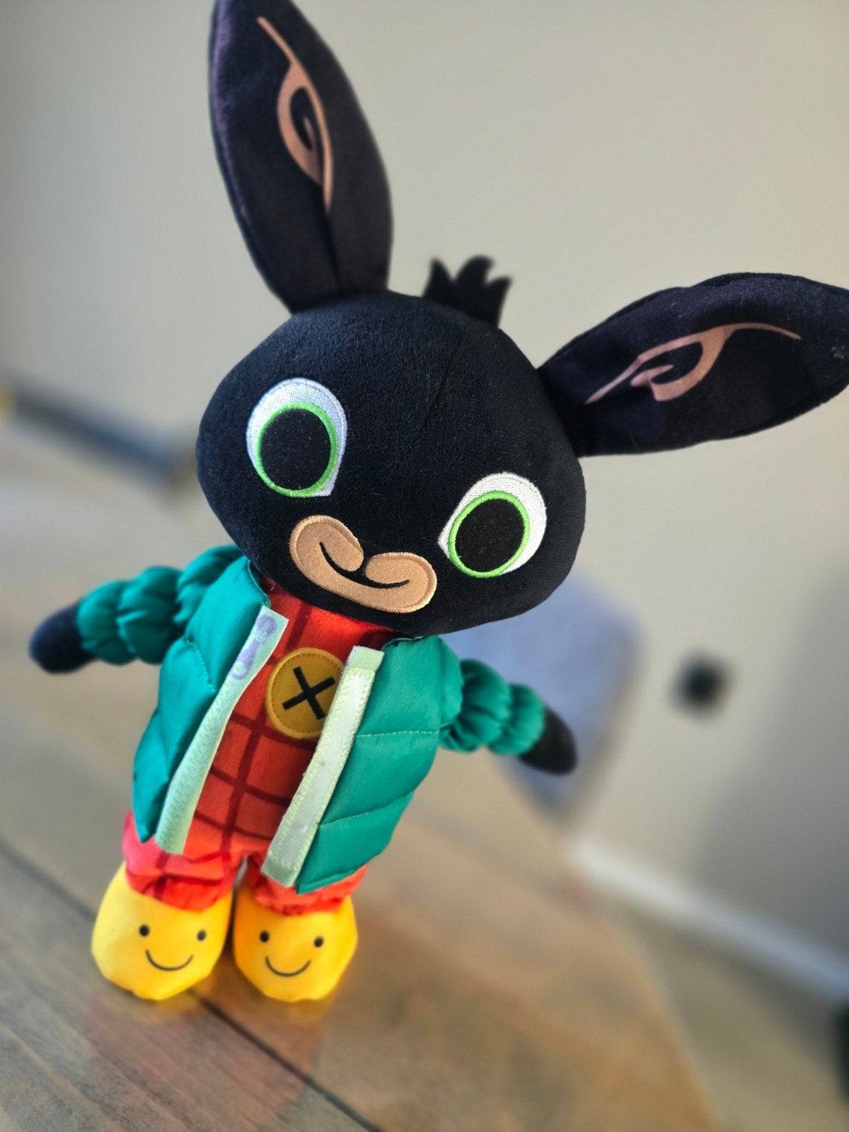 Bing knuffel met regenlaarzen en jas - interactief, Interactief, Overige karakters, Konijn, Ophalen of Verzenden