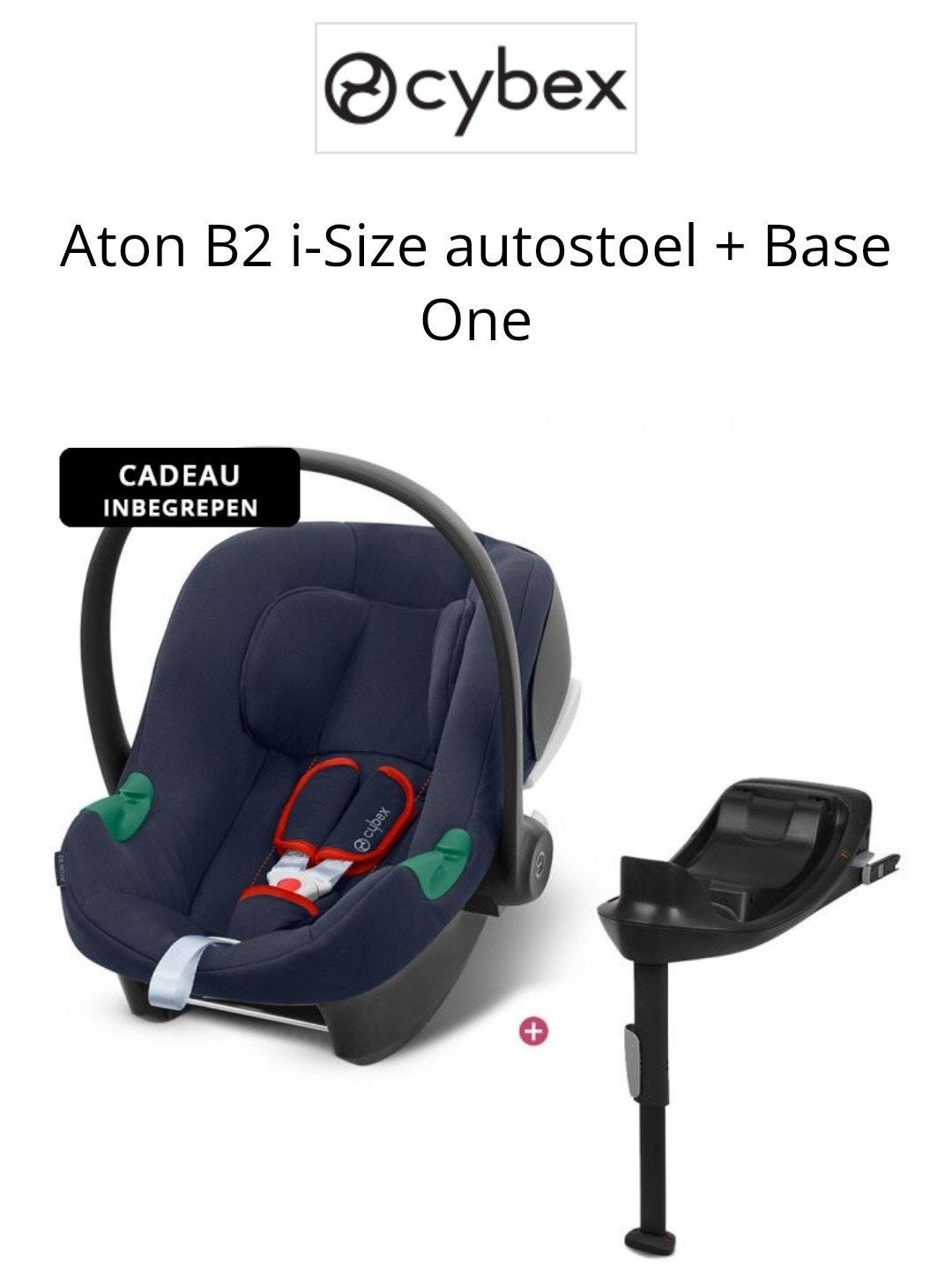 Stokke scoot met cybex aton+base, Verstelbare rugleuning, Zo goed als nieuw, Isofix, 0 t/m 13 kg