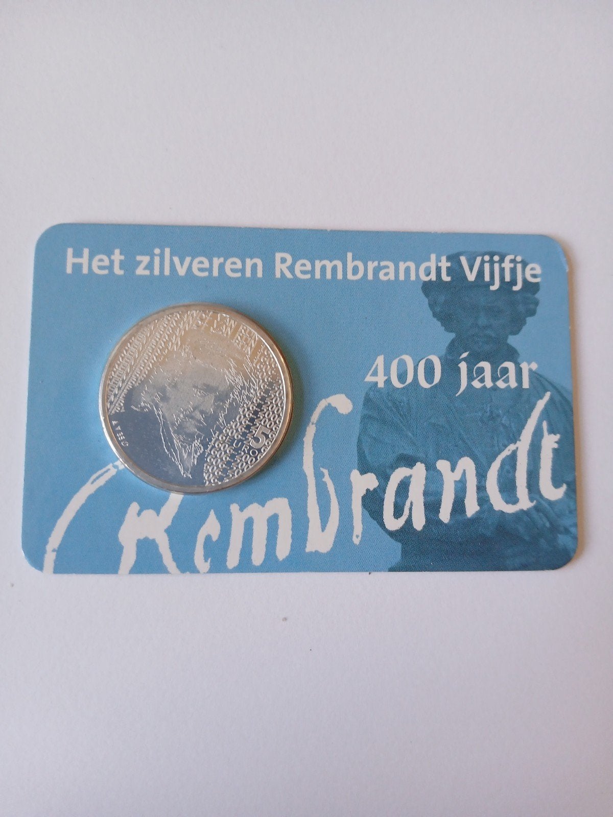 zilveren vijfje, 400 jaar Rembrandt 2006, Ophalen of Verzenden, Overige landen