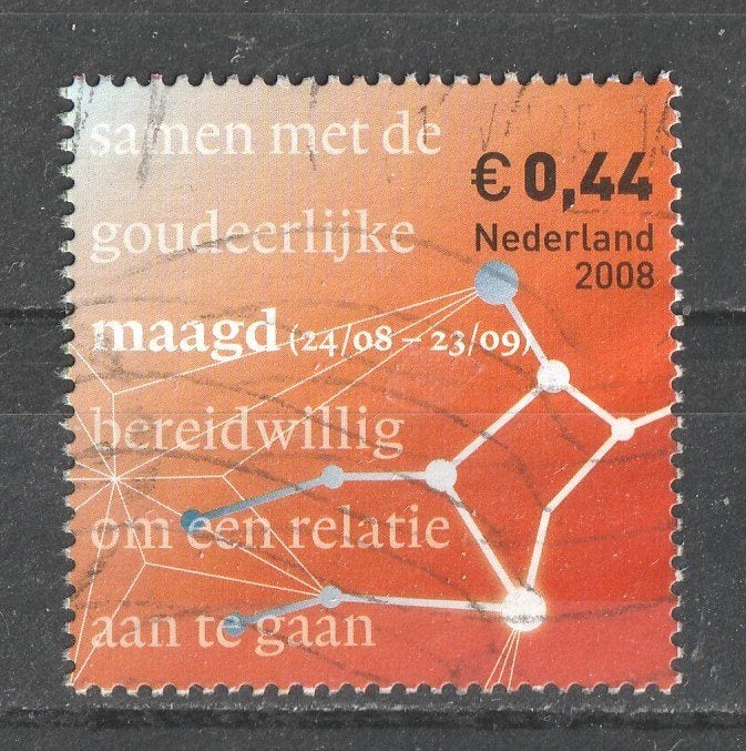 nvph 2586 sterrebeelden 2008 Maagd, Verzenden, Na 1940, Gestempeld