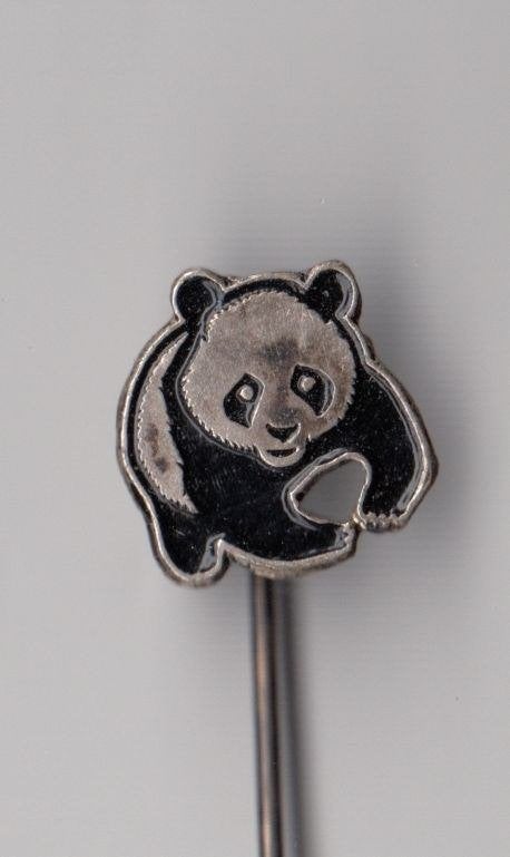 WNG WWF Wereld Natuurfonds Panda speldje, Gebruikt, Niet vindbaar, Niet vindbaar, Speldje of Pin