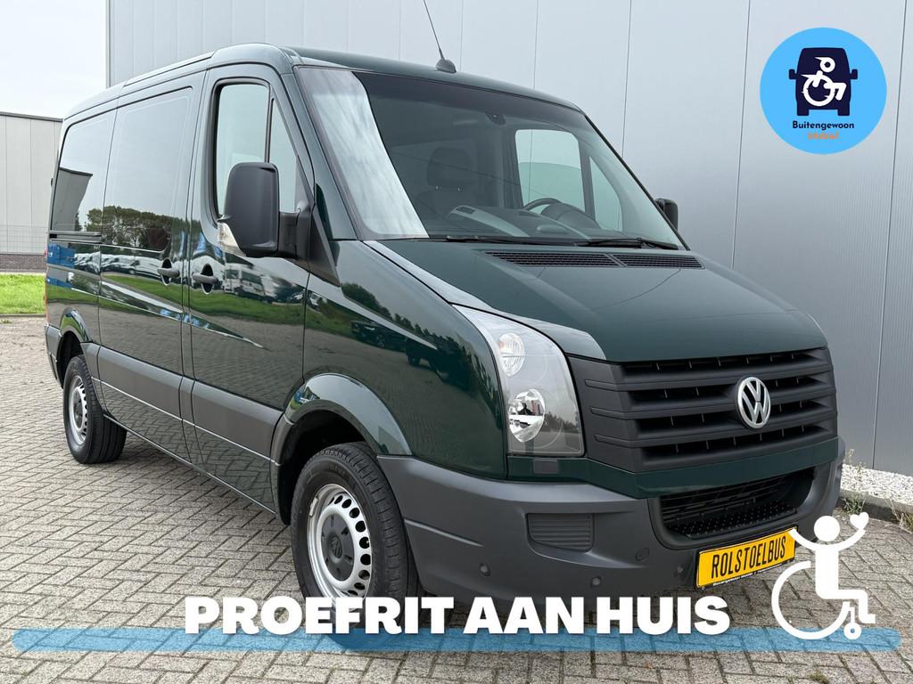 Volkswagen Crafter Rolstoelbus (airco) Rolstoel Voorin L1H1, Auto's, Bestelauto's, 13 km/l, 12 maanden, Gebruikt, Zwart