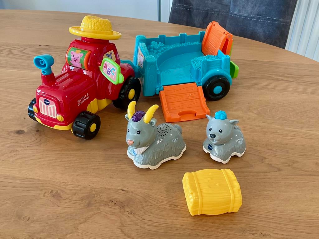 Vtech : Zoef Zoef Tractor met Geit en lammetje, Ophalen, Gebruikt