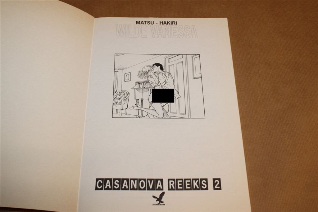 Wilde Vanessa — Erotisch Stripalbum, Casanova Reeks 2, Boeken, Eén stripboek, Verzenden, Gelezen
