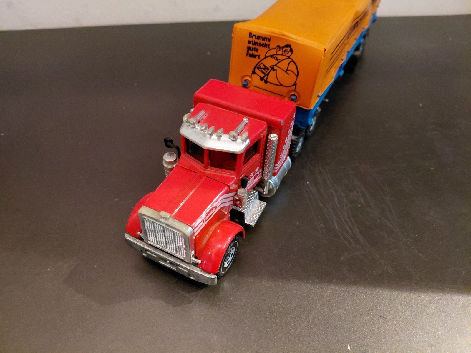 Siku eurotransport met mack vanderbilt, Ophalen of Verzenden, Gebruikt, Bus of Vrachtwagen