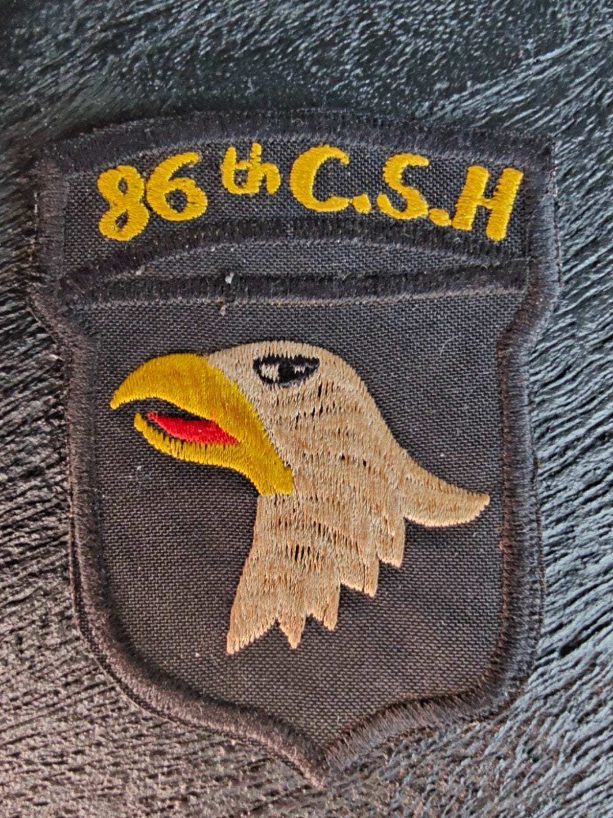 mouwembleem 86th Combat Support Hospital CSH 101st Airborne, Verzenden, Landmacht, Amerika, Embleem of Badge