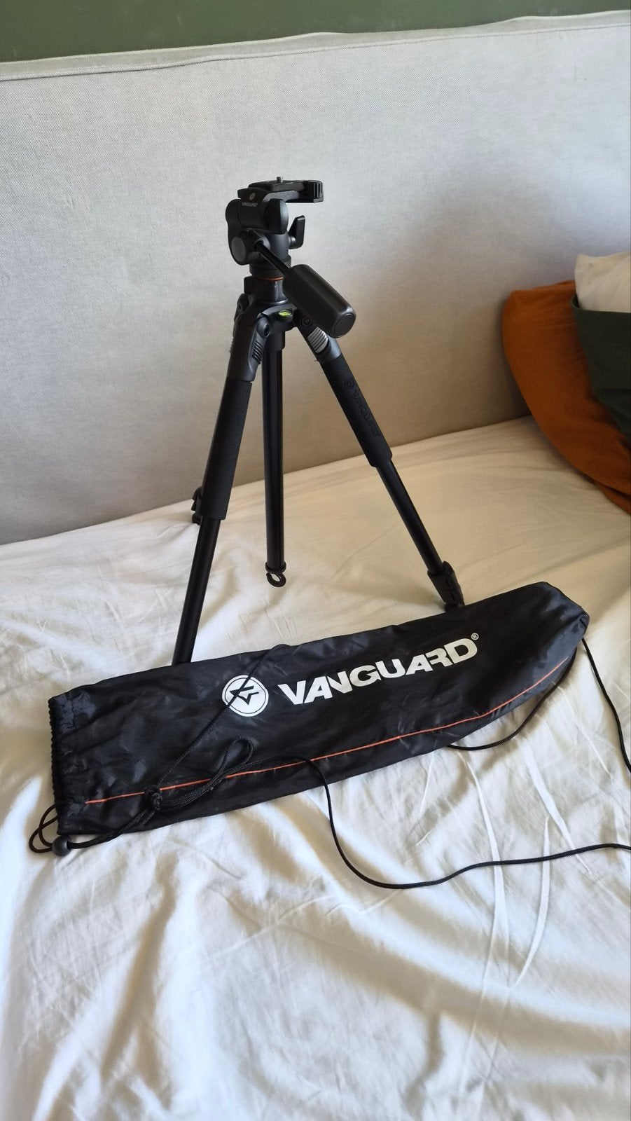 Vanguard Veo Espod 205AP Statief met Balhoofd en Draagtas, Zo goed als nieuw, Minder dan 150 cm, Met balhoofd, Ophalen of Verzenden