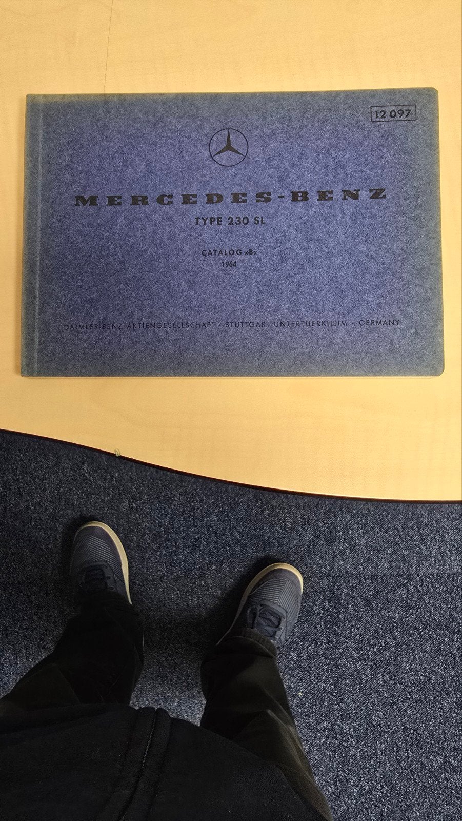 Mercedes-Benz Type 230 SL Catalogus 1964, Ophalen of Verzenden, Gelezen, Mercedes, Daimler-Benz Aktiengesellschaft