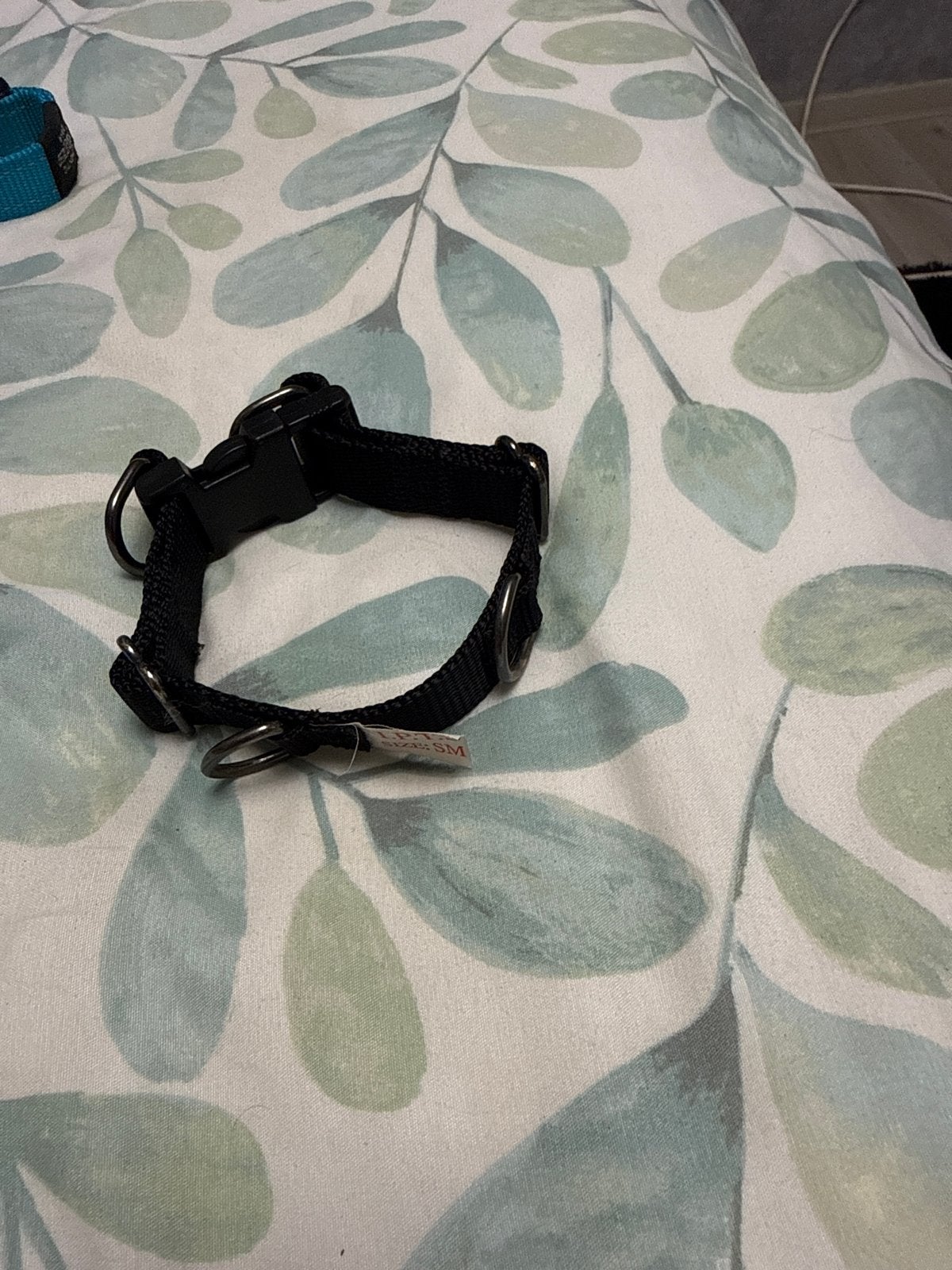 Honden halsbanje zwart, Ophalen, Handgemaakt, Nieuw