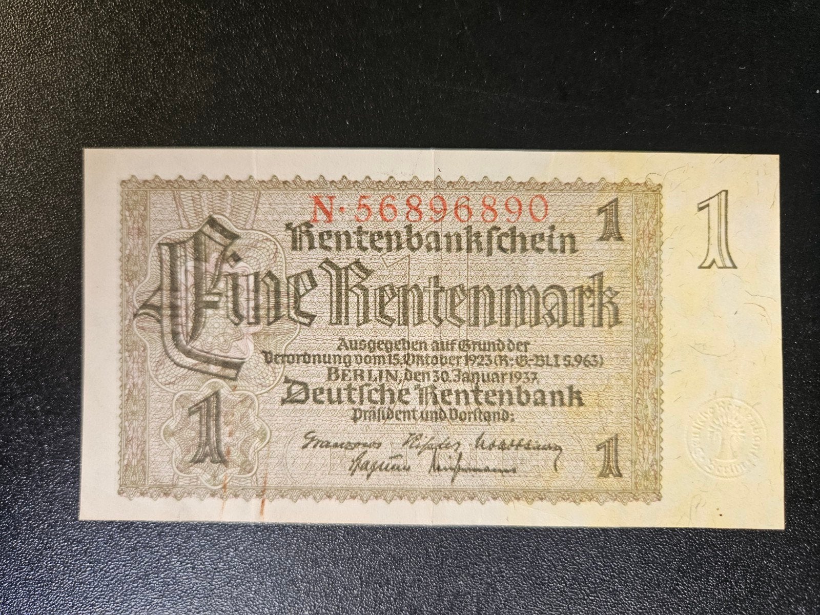 Duitsland pick 173b 1937, Ophalen of Verzenden, Duitsland, Los biljet