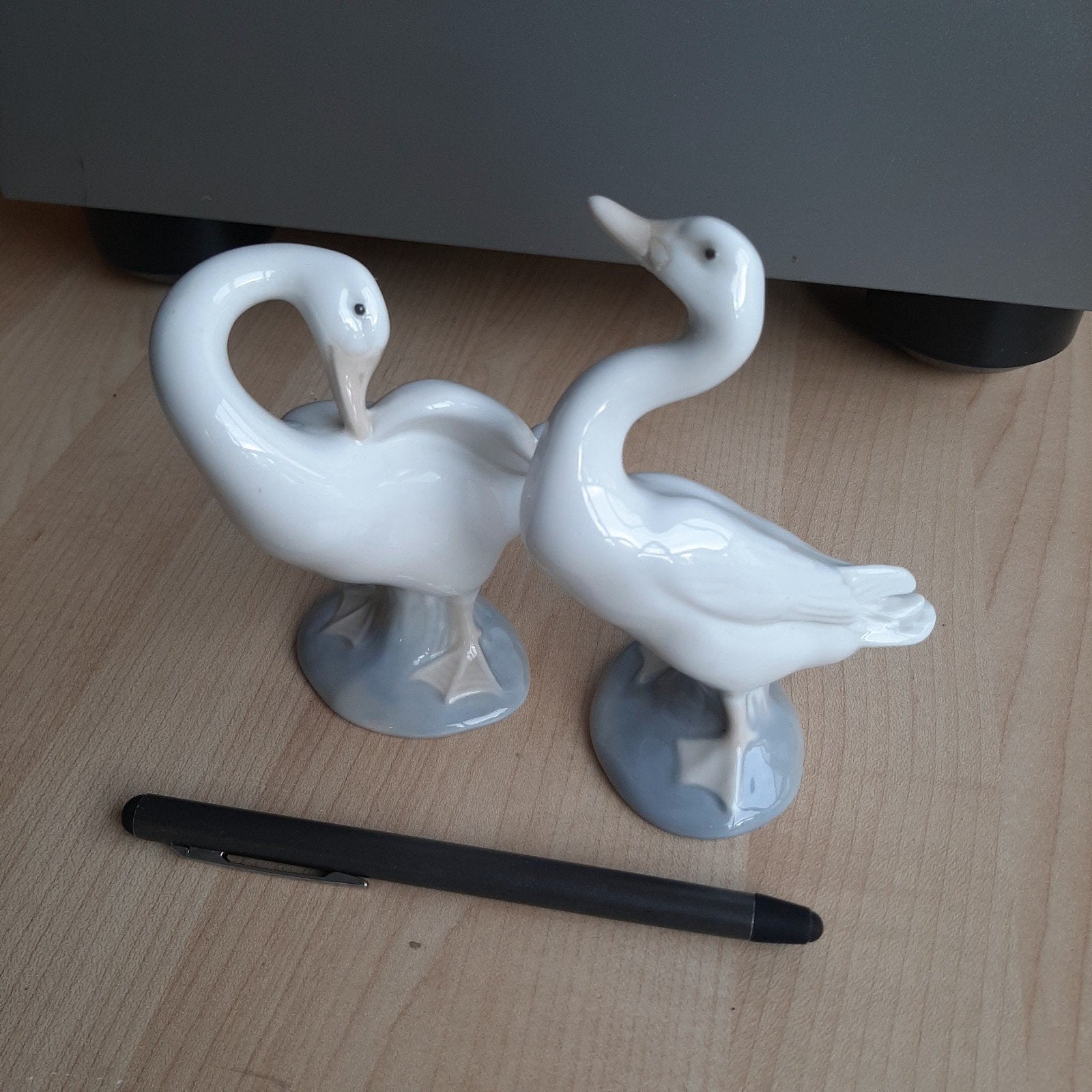 Prachtige vintage Lladró ganzen set (2 stuks) – Jaren '70, Ophalen, Dier