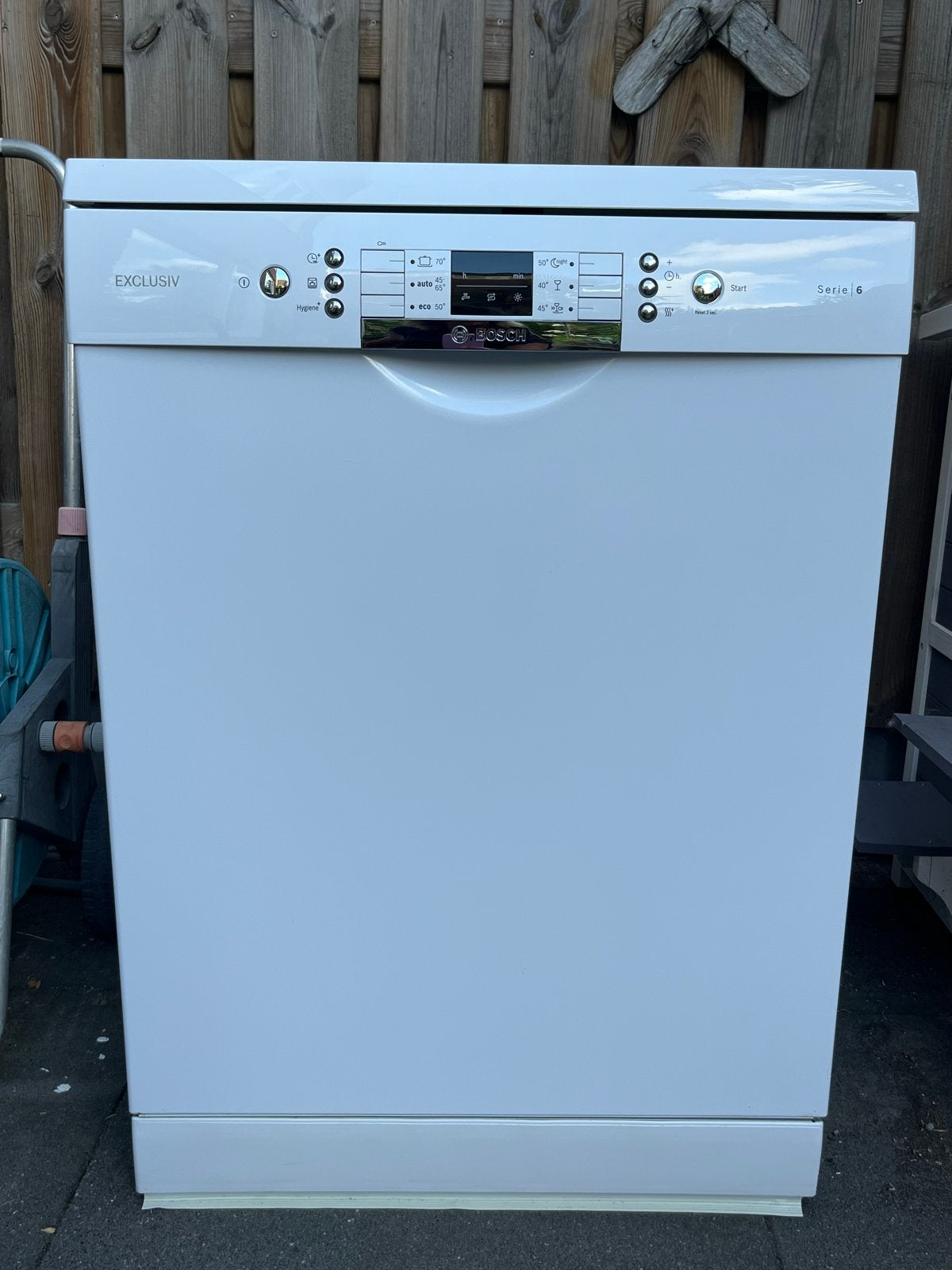 Bosch Exclusiv Serie 6 Vaatwasser - Zo goed als nieuw, Witgoed en Apparatuur, Vaatwasmachines, Ophalen, 60 cm of meer, Eco programma