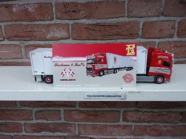 Tekno   Volvo  FH4  van  Fiso  Trans., Hobby en Vrije tijd, Modelauto's | 1:50, Ophalen of Verzenden, Nieuw, Bus of Vrachtwagen