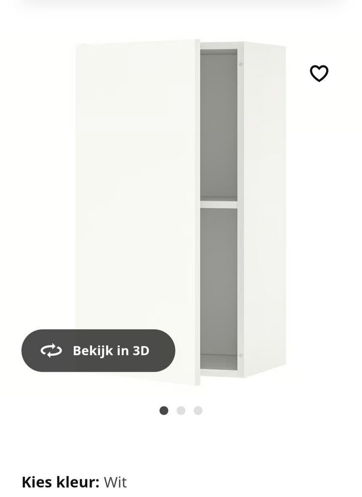 Nieuw ikea keuken bovenkast, Ophalen, Nieuw