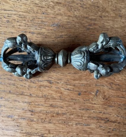 Vintage Dorje Vajra - Tibetaans Ritueel Object, Antiek en Kunst, Ophalen of Verzenden