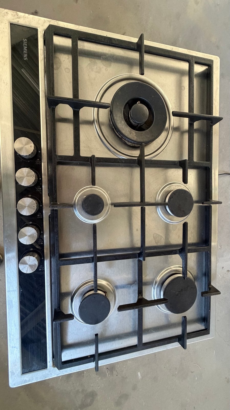 Siemens EC845SC90N Gasfornuis - 5 Kookzones, Ophalen, Gebruikt, Inbouw, Gas