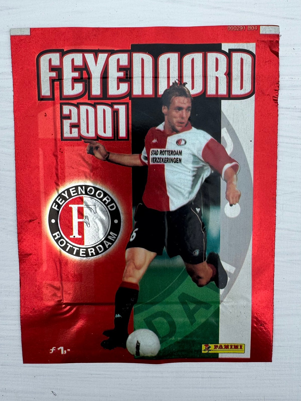 Panini FEYENOORD 2001 Ongeopend zakje Paul Bosvelt, Verzenden, Nieuw, Feyenoord, Poster, Plaatje of Sticker
