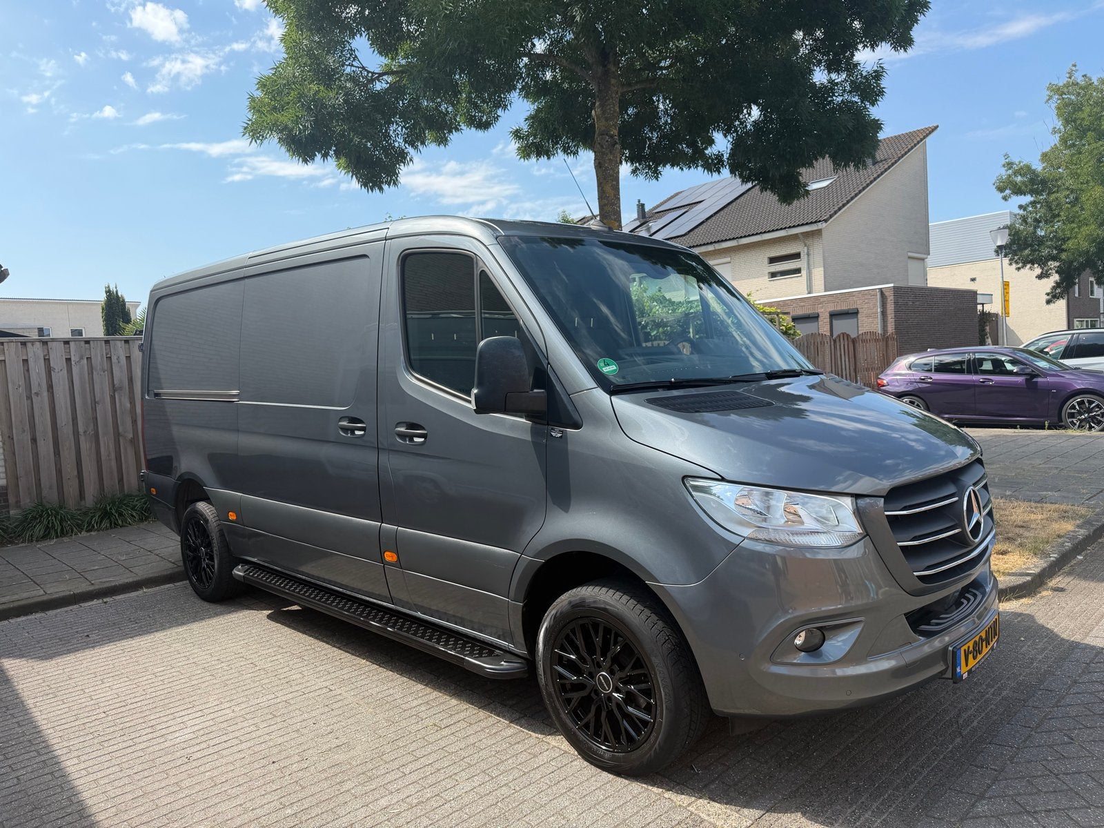 Mercedes-Benz Sprinter GB 317 CDI L2 366/3500 RWD 9G-TRONIC, Automaat, Zwart, 4 cilinders, 2000 kg